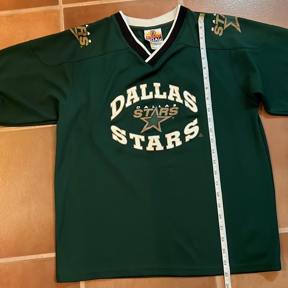 Vintage Dallas Stars Green Jersey size XL(18) - Picture 9 of 10